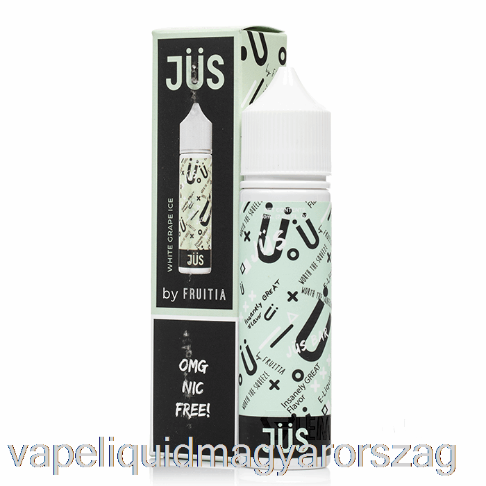 Fehér Szőlő Jég - Jus E-liquid - 60ml 0mg Vape Toll